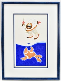 RIE MUNOZ 'SEAL HUNTER' SIGNED LIMITED EDITION LITHOGRAPH