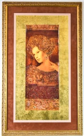 CSABA MARKUS 'LADONNA' LIMITED EDITION MIXED MEDIA ON PAPER