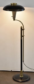MID-CENTURY ART DECO STYLE FLYING SAUCER FLOOR LAMP
