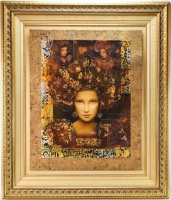 CSABA MARKUS 'PANNONIA' LIMITED EDITION MIXED MEDIA ON PAPER