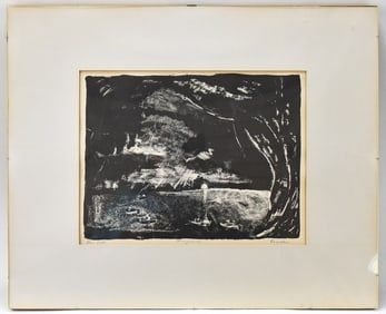 'BLUE GROTTO' ETCHING ATTR. TO DORIS KREINDLER