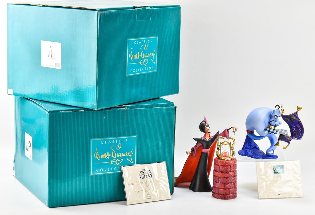 WALT DISNEY CLASSICS COLLECTION ALADDIN SERIES FIGURINES (1 of 2)