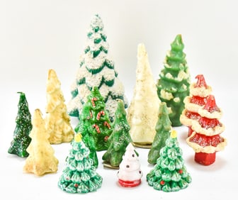 MIDCENTURY CHRISTMAS TREE CANDLES