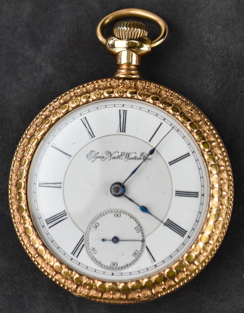C. 1897 ELGIN B. W. RAYMOND POCKET WATCH (1 of 2)