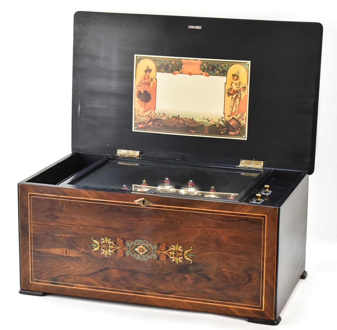 19TH C. L'EPEE FRENCH CYLINDER MUSIC BOX (1 of 3)