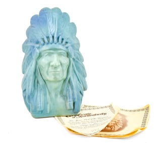 VAN BRIGGLE 1979 LIMITED EDITION CHIEF TWO MOONS