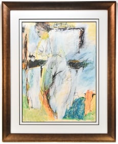 MICHAEL FLORIN DENTE FIGURAL OIL PASTEL