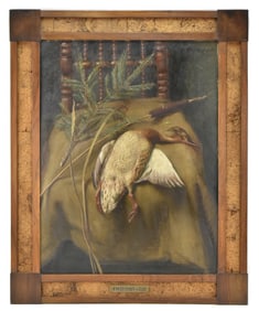 KRICHELDORFF CELLE TROMPE L'OEIL OIL PAINTING