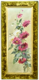 SC SMITH FLORAL OIL PAINTING