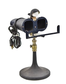 KEYSTONE TABLE TOP TELEBINOCULAR STEREOSCOPE VIEWER & 'THE STORY OF THE STEREOSCOPE'