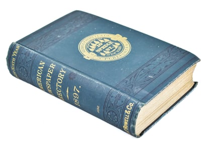 1897 JUNE ISSUE 'AMERICAN NEWSPAPER DIRECTORY'