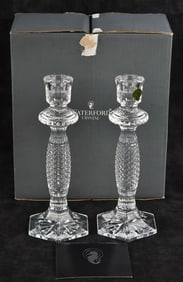 CASA FOR CHILDREN CHARITY LOT: WATERFORD CRYSTAL TARA CANDLESTICKS