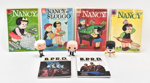 DELL 'NANCY' COMICS, B.P.R.D. COMICS, & FUNKO POP! FIGURES
