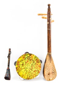 COLLECTION OF MOROCCAN BERBER INSTRUMENTS