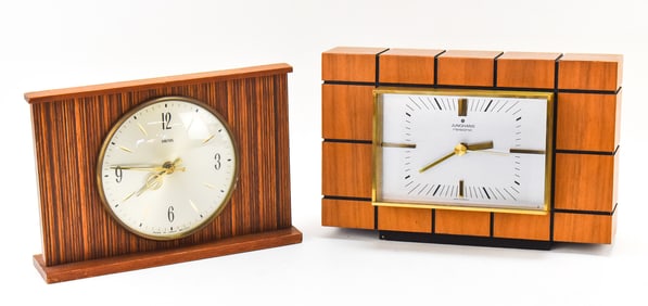 SMITHS ROSEDALE MANTEL CLOCK & JUNGHANS RESONIC CLOCKS