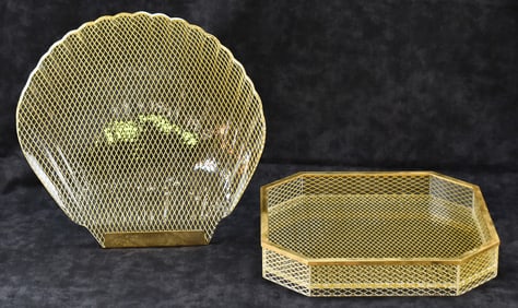 TAITU ITALY LATTICE SHELL ART & CENTERPIECE TRAY