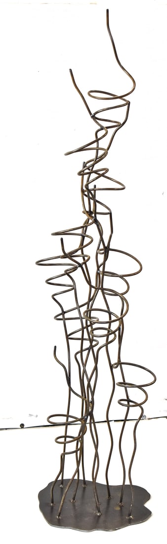 WROUGHT IRON SPIRAL WINE TREE (1 of 2)