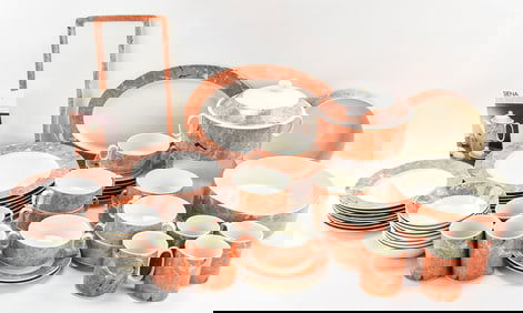 SIENA PATTERN VITRO-PORCELAIN DISHWARE SET, VILLEROY & BOCH