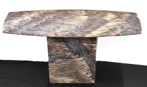 ITALIAN-STYLE JASPER MARBLE CONSOLE TABLE