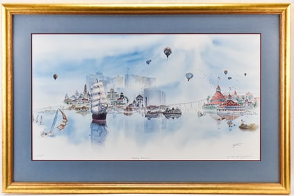 JOHN YATO 'HAPPY MEMORIES' SIGNED LITHOGRAPH