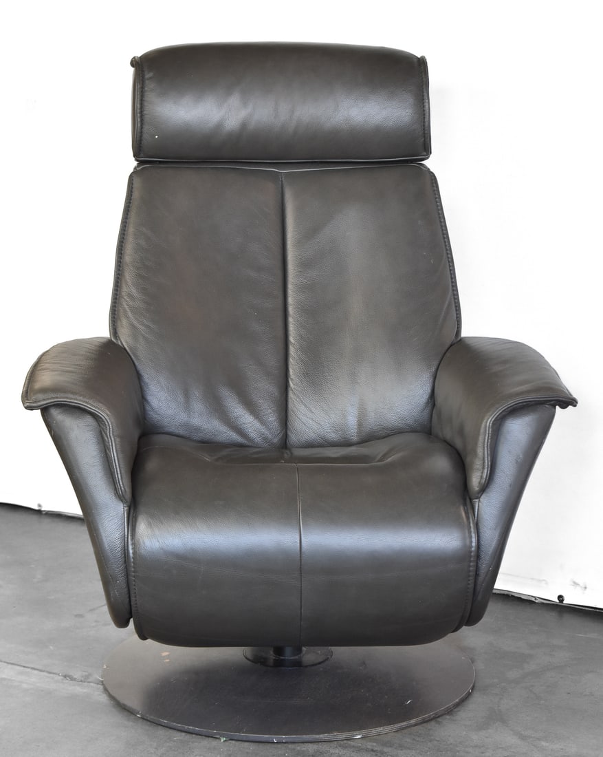 CONTEMPORARY FJORDS LEATHER BO POWER RELAXER RECLINER (1 of 3)