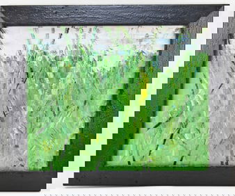 ACRYLIC PAINTING ATTRIBUTED TO DAVID STACTON