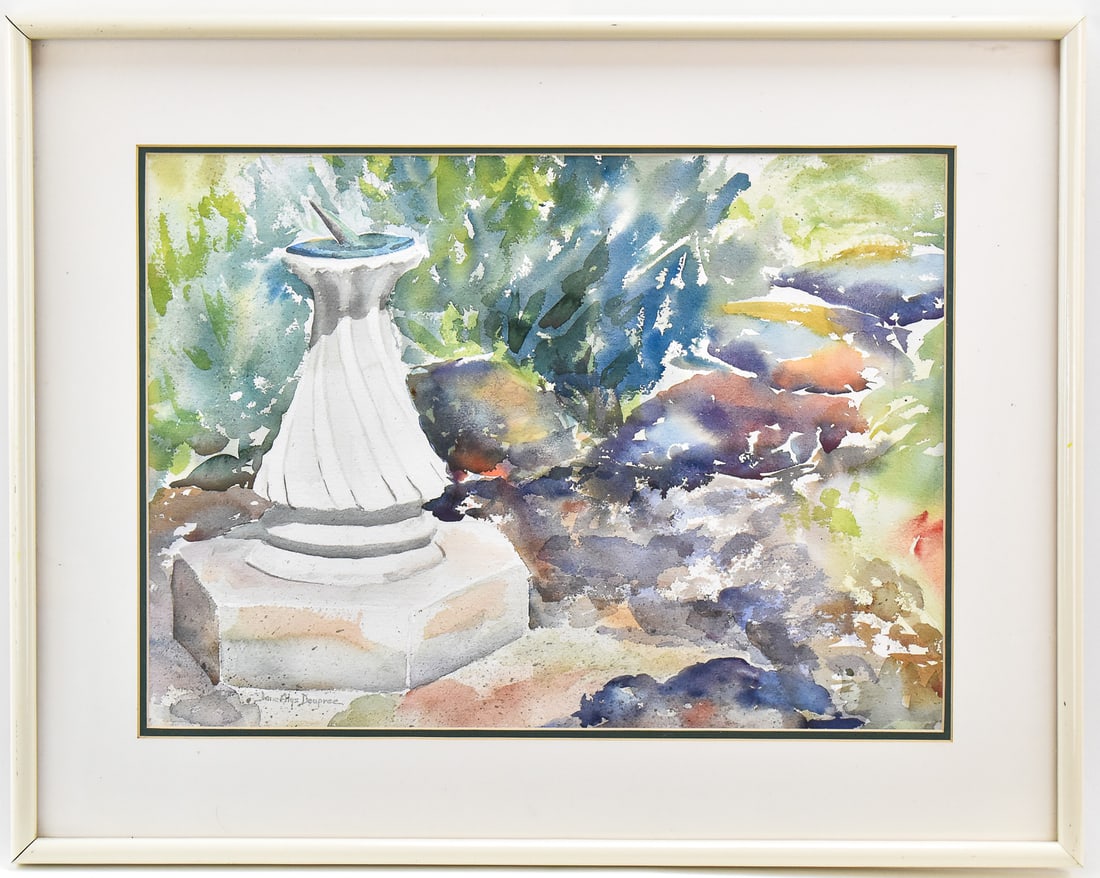JANE ALYS DEUPREE 'TIME WAS' WATERCOLOR PAINTING (1 of 4)