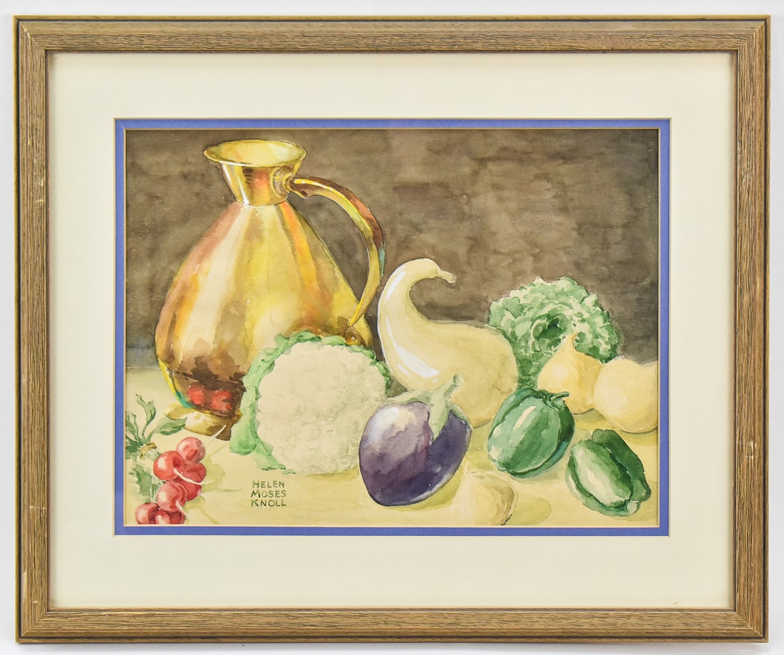 HELEN MOSES KNOLL STILL LIFE WATERCOLOR PAINTING (1 of 4)