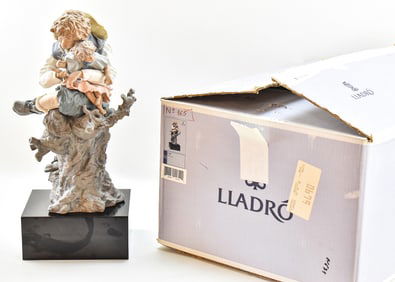 LLADRO 'TREE CLIMBERS' No. 1754