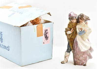 LLADRO 'CARA AL VIENTO (FACING THE WIND)' No. 1279