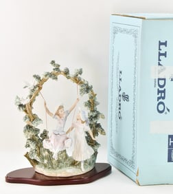 LLADRO 'GIRLS IN THE SWING' No. 1366