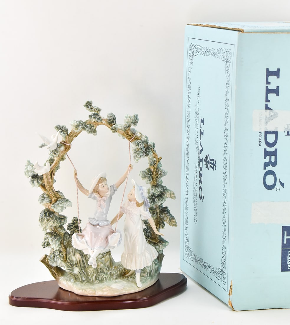 LLADRO 'GIRLS IN THE SWING' No. 1366 (1 of 4)