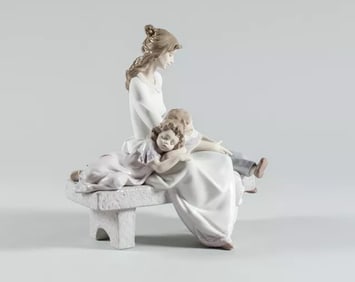 LLADRO 'CANSADOS DE JUGAR (AN AFTERNOON NAP)' No. 6765