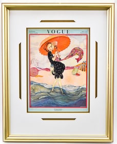 GENEVIEVE HARRIS 1919 VOGUE MIXED MEDIA ART