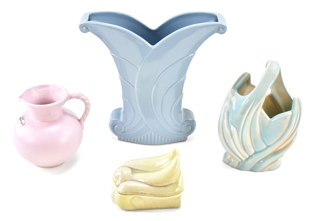 ASSORTED POTTERY VASES & MORE: WEST COAST POTTERY, HAEGAR, & MORE (1 of 5)