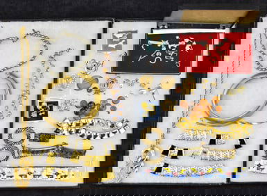 COLLECTION OF MID-CENTURY COSTUME JEWELRY