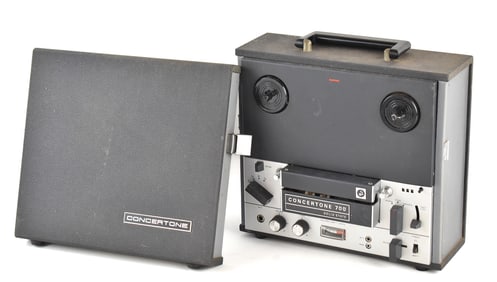 VINTAGE CONCERTONE INCORPORATED SOLID STATE TAPE RECORDER MODEL 700