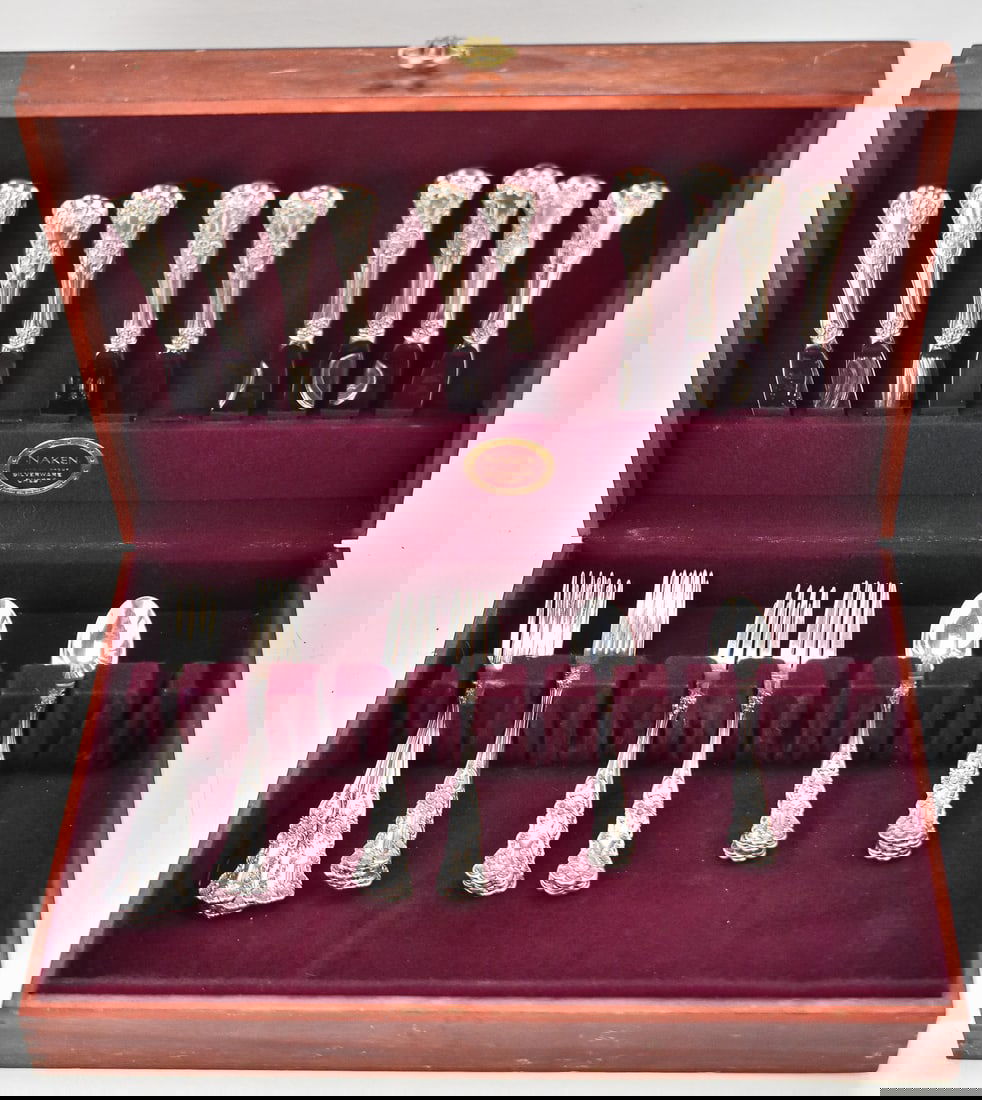 GORHAM 'BUTTERCUP' STERLING SILVERWARE SET (1 of 5)