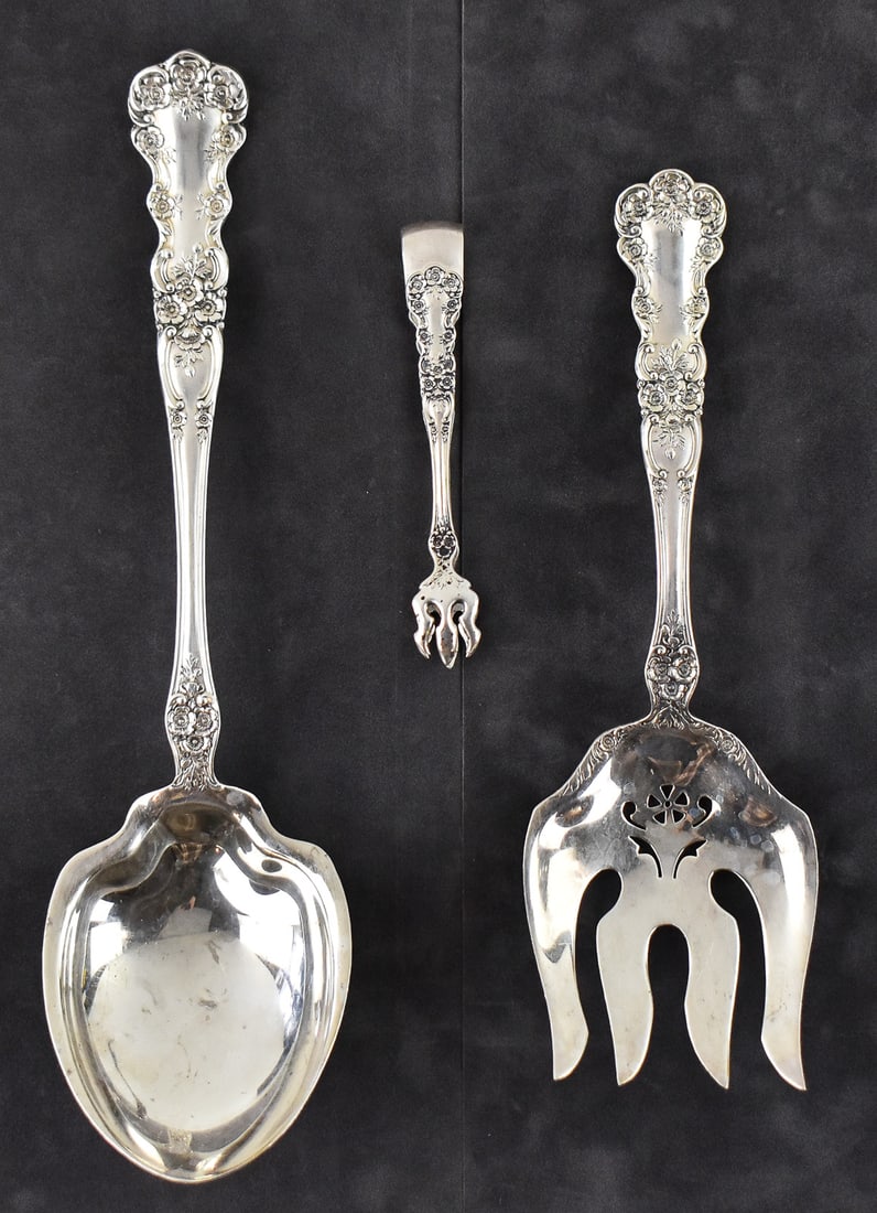 GORHAM 'BUTTERCUP' STERLING SILVER SERVING UTENSILS (1 of 3)