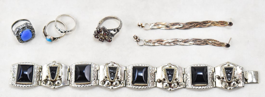 STERLING SILVER JEWELRY ASSORTMENT (1 of 7)