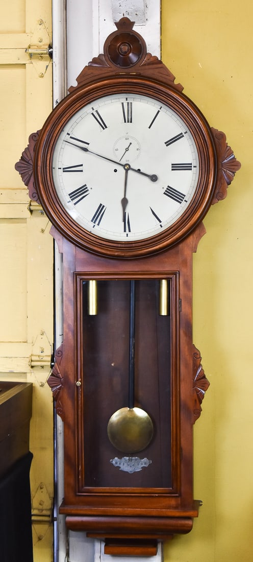 ANSONIA CLOCK CO. 'GENERAL' WALL CLOCK, C.1901 (1 of 2)