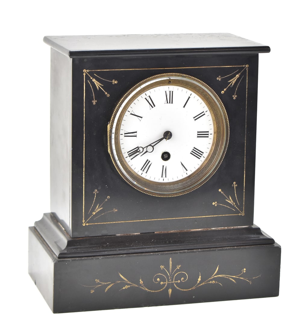 FRENCH VICTORIAN BROCOT & DELETTREZ STYLE SLATE MANTEL CLOCK (1 of 2)