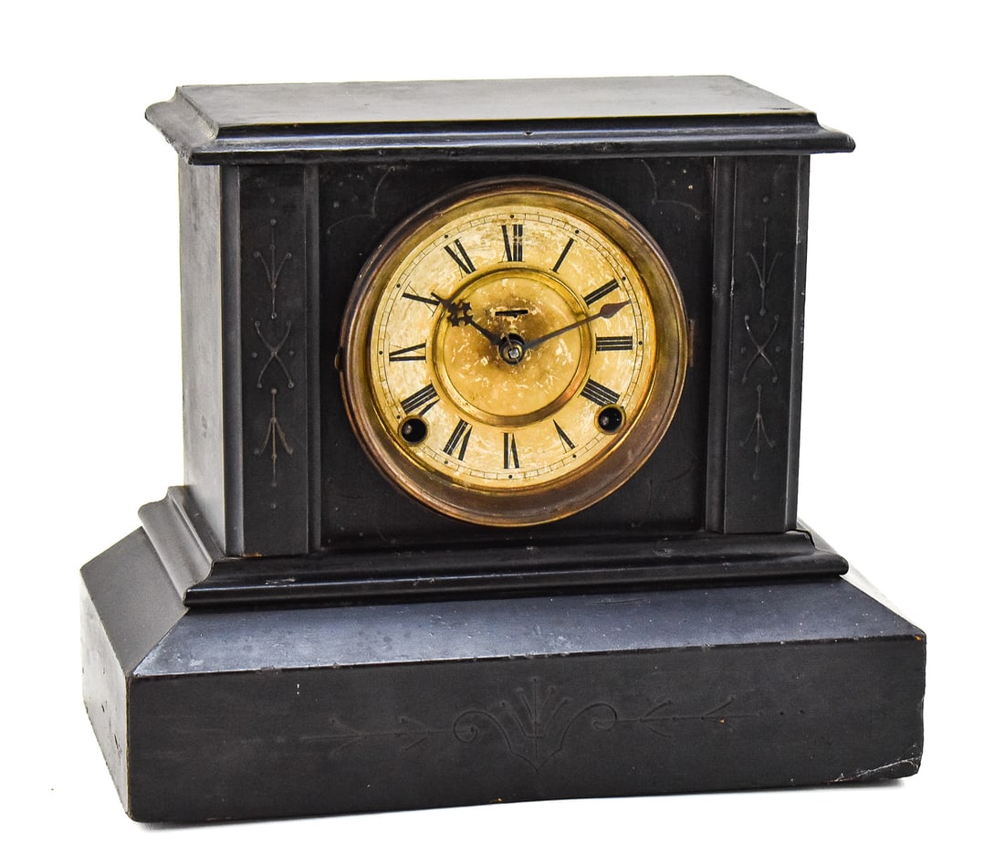 'NEMO' MANTEL CLOCK, E. INGRAHAM, LATE 19TH C. (1 of 2)