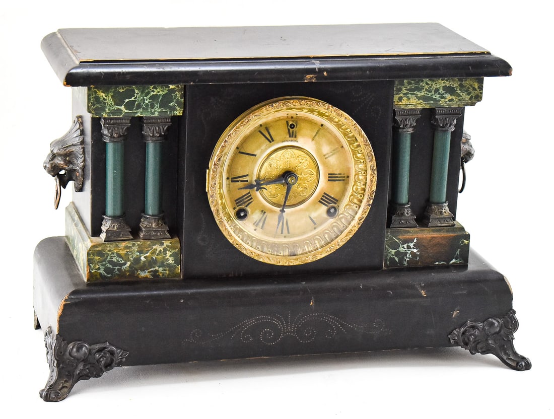 MANTLE CLOCK, SESSIONS CLOCK COMPANY, EARLY 1900's (1 of 4)