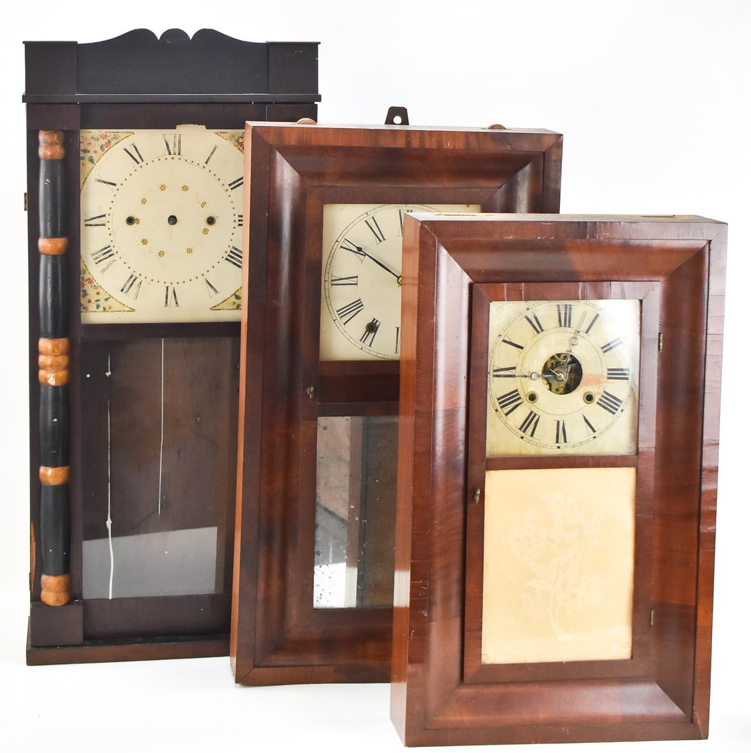 THREE WALL AND MANTLE CLOCK CASES (1 of 1)