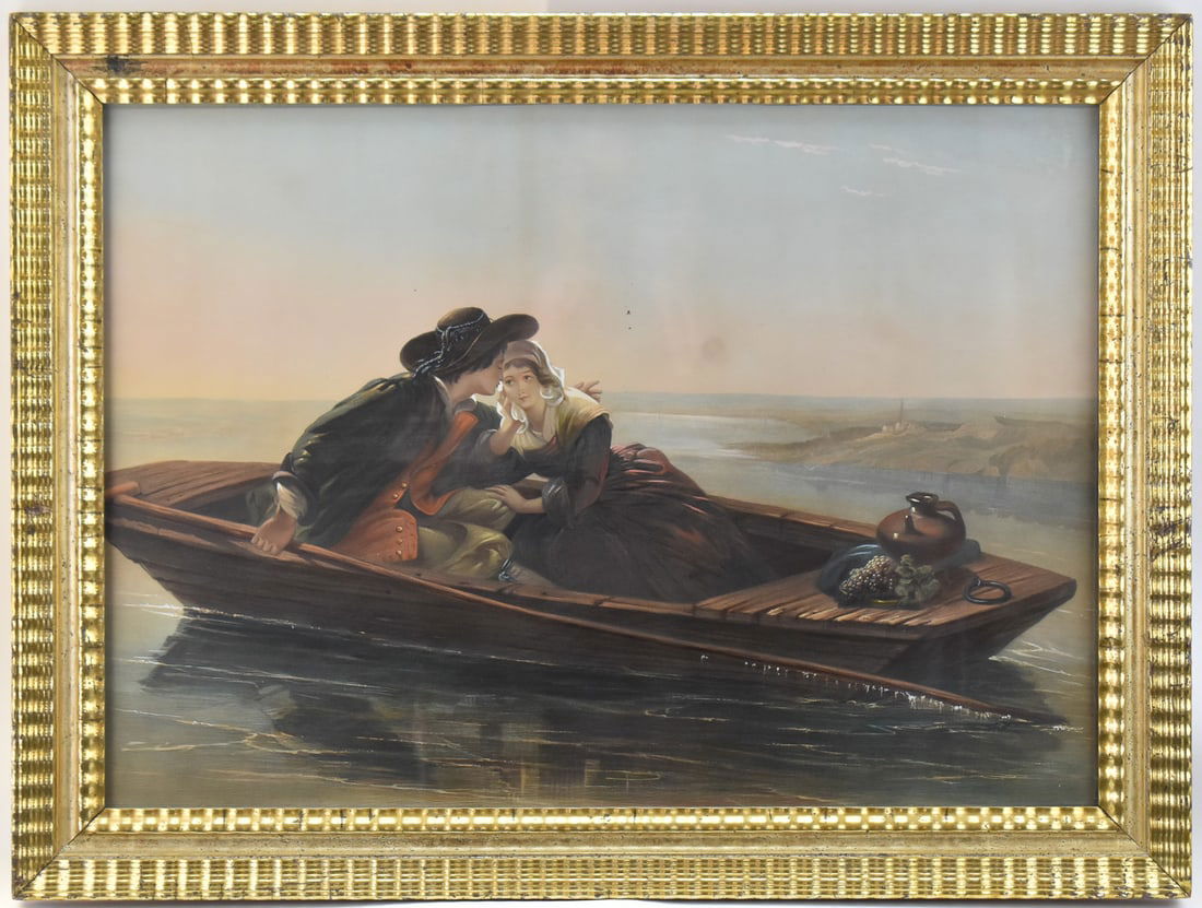 JOHN HENRY ROBINSON 'GOING WITH THE STREAM' LITHOGRAPH (1 of 3)