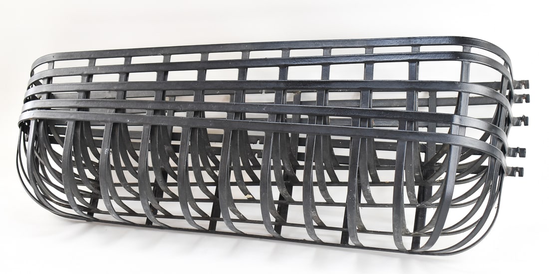 FIVE WROUGHT IRON ARCH WINDOW PLANT BASKETS (1 of 2)