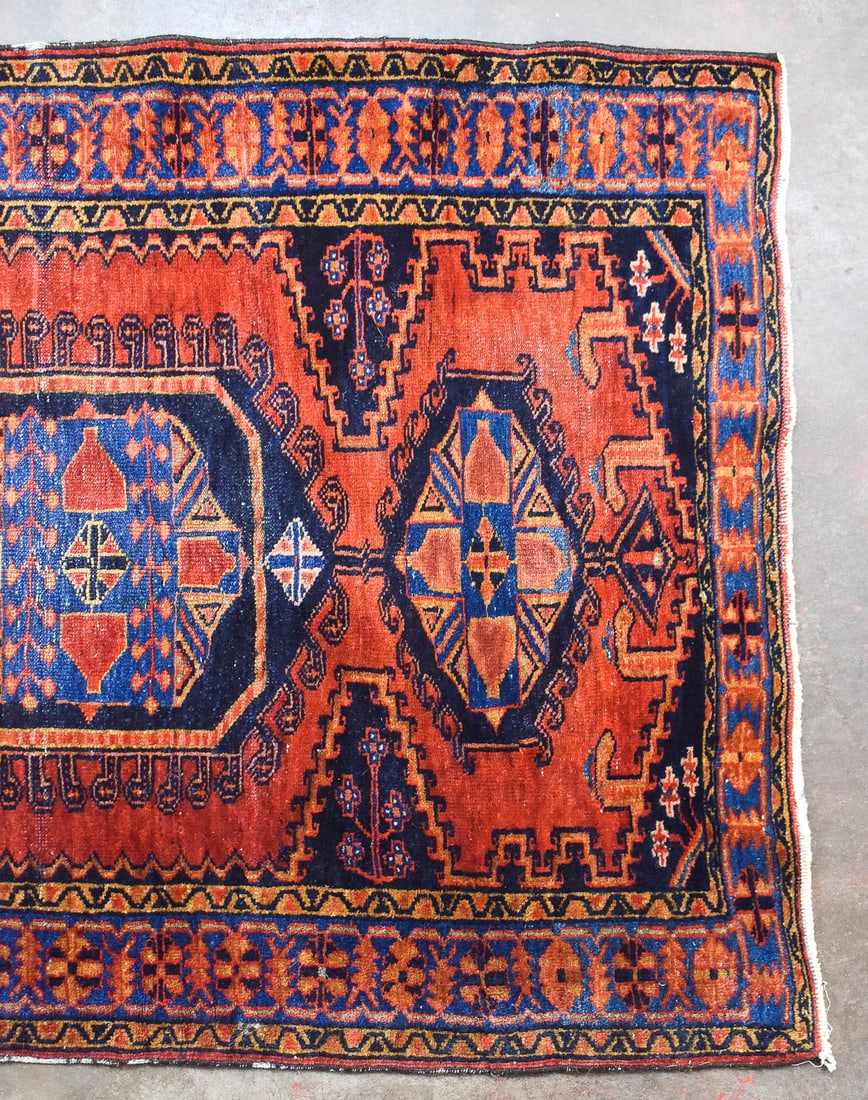 PERSIAN HAMADAN WOOL RUG - 2