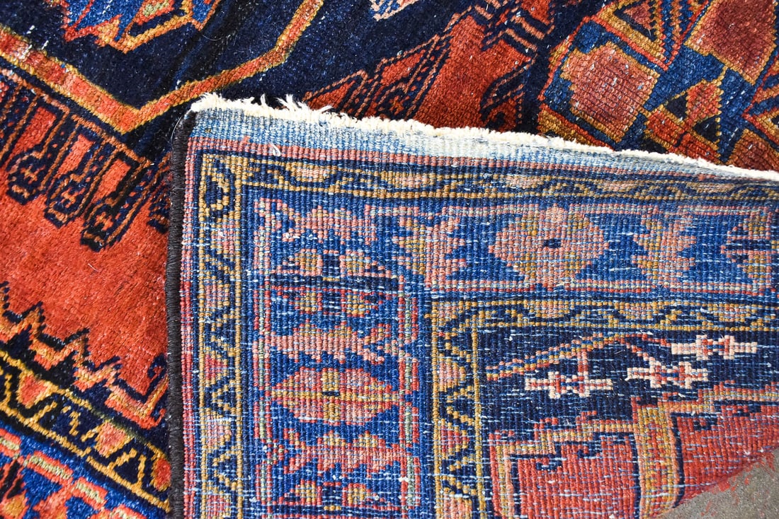 PERSIAN HAMADAN WOOL RUG - 5