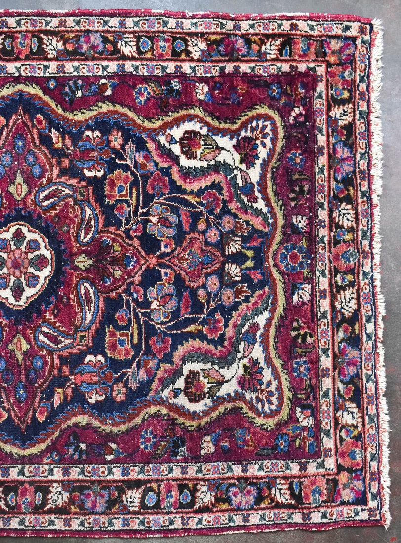 PERSIAN SAROUK WOOL RUG - 2